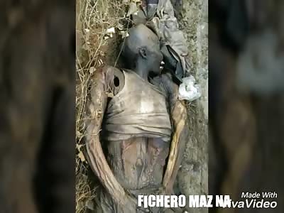 mummified woman corpse