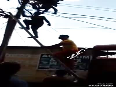 Man dies trying to steal electricity for his house