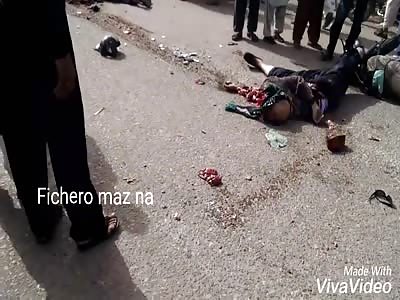 BRUTAL ACCIDENT: TWO DEAD MOTORCYCLISTS