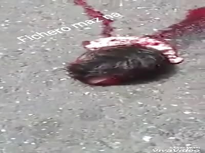 beheaded in accident (another angle)