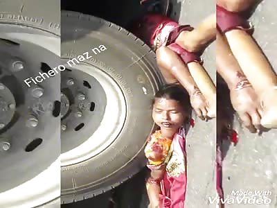 BEAUTIFUL: girl crushed by truck