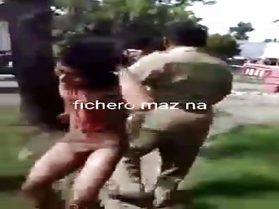 Pedophile beaten by angry villagers