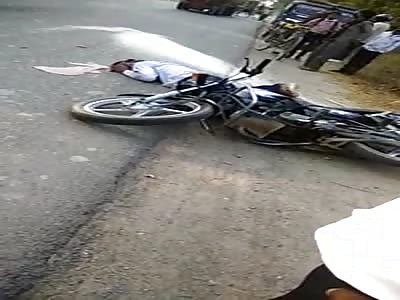 ACCIDENT:  motorcycle accident
