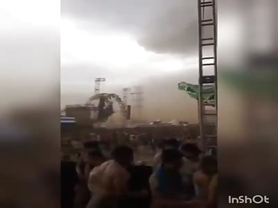 ACCIDENT IN FESTIVAL IN RIO DE JANEIRO