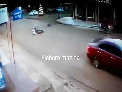 brutal flying motorcyclist