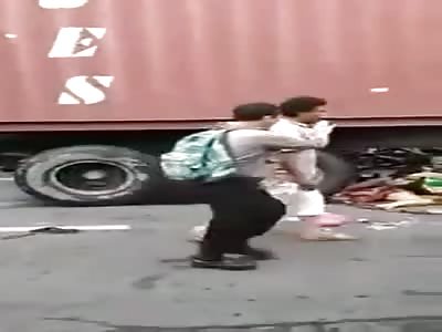 Woman Crushed by Truck ...