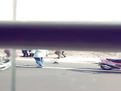 ACCIDENT OF MOTORCYCLISTS