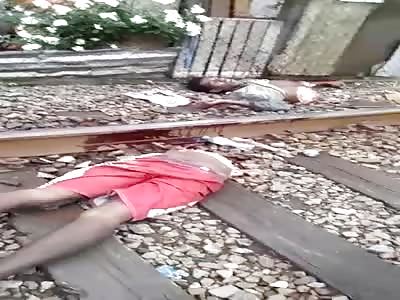 Man Fatally Cut in Half and Mangled by Train