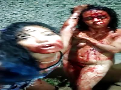 Mistress Stripped and Beaten Bloody by Psycho Wife 