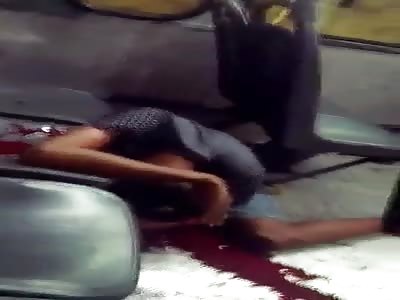 Bus Thief Shot by Passenger Dying in Agony