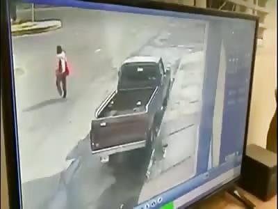 Confused Guy is Run Over and Killed by Bus