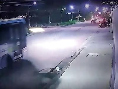 Damn! Motorcyclist Crashes into Another When they Make a U-Turn