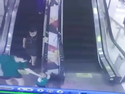 Elevator Attempts to Eat Babyâ€™s Legs