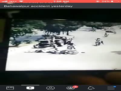 Tractor Trailer Destroys Biker