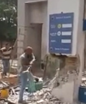 Worker Crushed by Massive Concrete Block