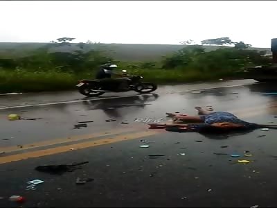 TERRIBLE ACCIDENT ON THE ROAD