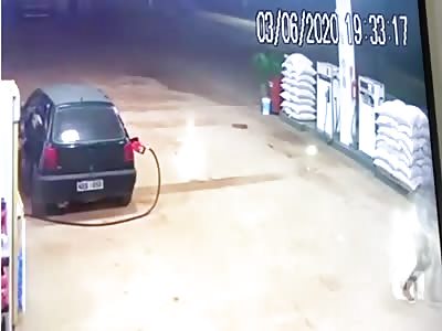 Theft attempt, deserved for the thief