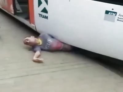 Tram Drags a Man to Coma