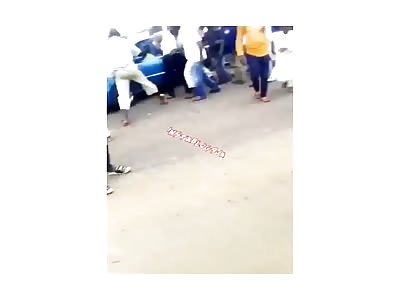 Man beaten by furious people