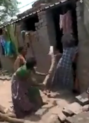 Women Cruelly Beats Elderly Woman Over Land Dispute in India