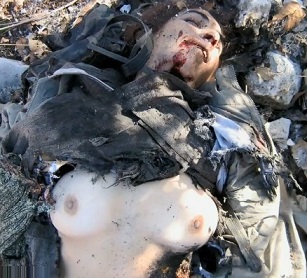 Dead Female PKK YPG Terrorist