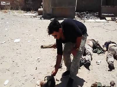 IRAQ - Dead ISIS in Ambush Of People's Mobilization in Baiji