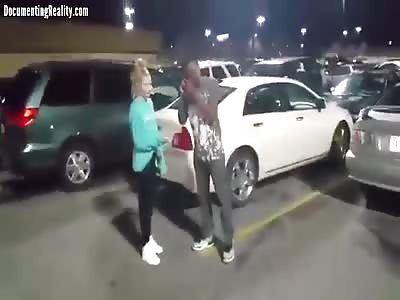 White Trash VS Black Guy on St Louis Parking Lot