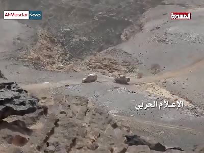 Yemen - Saudi IFV crashes into medical APC after Houthis ambush them near Najran, Saudi Arabia 24/8 