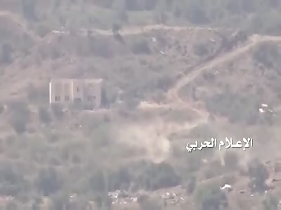 destructing 2 Saudi military vehicles in military site in Najran