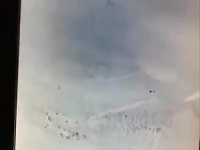 SAA artillery scores a direct hit on IS Jihadists group around T4 airbase in east Homs CS 