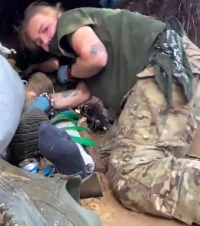 Footage of military medics' work under fire
