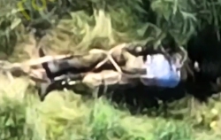 Lone Solider Found and Hit by Drone Grenade. 