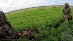 GoPro footage from a killed Ukrainian soldier