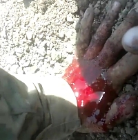 Footage from the phone of a killed Ukrainian soldier