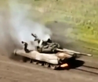 The Crew Bails Out of a Burning Tank
