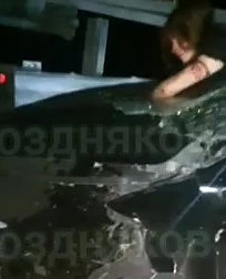 Aftermath of the UA night attack on the Crimean bridge