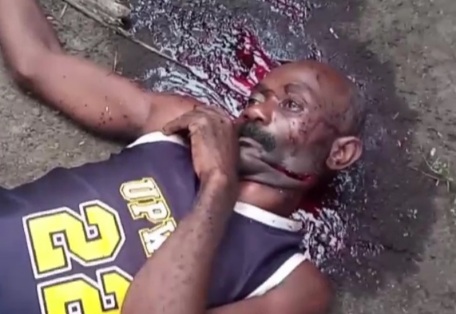 Haitian old man killed by machete to the face 