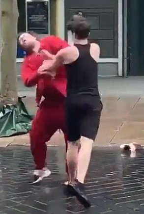 Momma’s Boy Gets Knocked Out In Front of His Mother