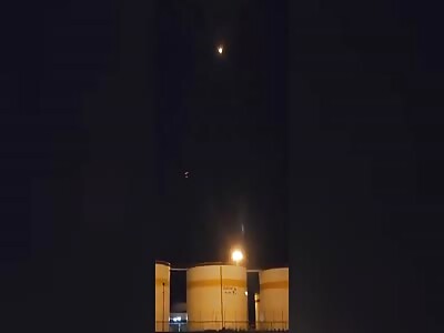 UFO being Shot at over Iran