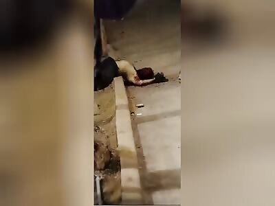 Homless Dispute Ends In A Smashed Head