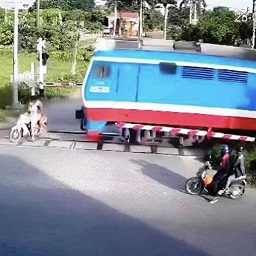 DAMN: Vietnam Riders Can't Beat Train