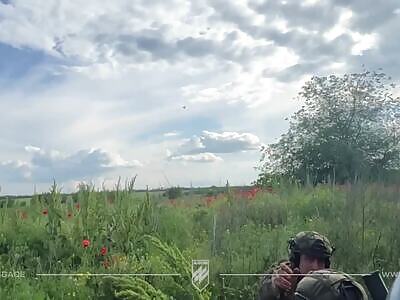 AZOV Mortar Team taking out russian position