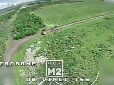 ua kamikaze drone destroys russian IFV
