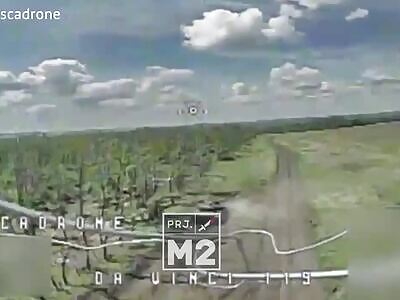 More attacked russian tanks by kamikaze drone 