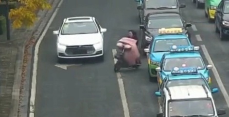 Compilation of Chinese motorcyclist get crushed 