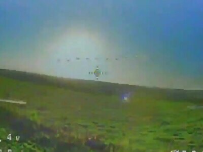 FPV drone strikes russian tank