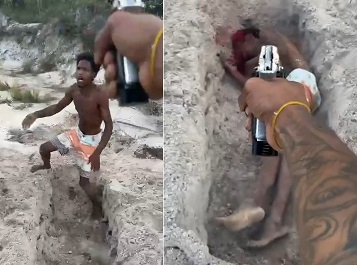 Traffickers Execute Rival In The Shallow Grave