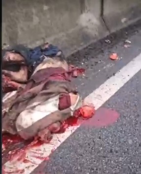 Maximum gore, driver has his heart ripped out in accident