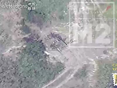 Russian tank was successfully destroyed by UA FPV drone