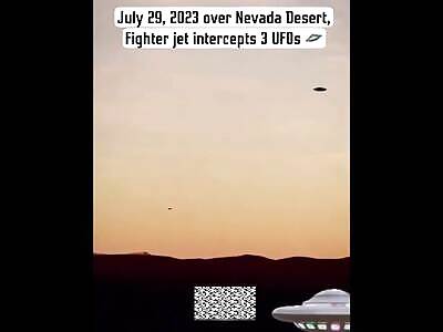 3 UFO Pursued by Jets